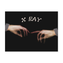 XRAY TOUCH REMINISCENT OF LEONARDO DAVINCI POST CARD