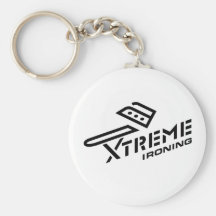 Xtreme Ironing Keychain