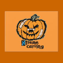 Xtreme Pumpkin Carving postcards