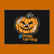 Xtreme Pumpkin Carving postcards
