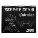 xtreme team calendar