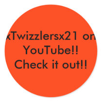 xTwizzlersx21 on YouTube!! Check it out!! stickers by xTwizzlersx21 xTwizzlersx21 on YouTube!! Check it out!! stickers