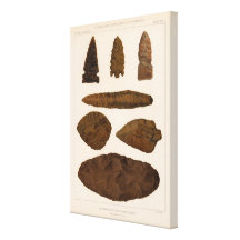XVI Stone implements, New Mexico Canvas Prints