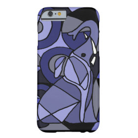 XW- Abstract Art Elephant Design iPhone 6 Case