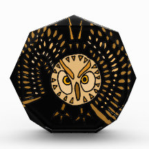 XW- Owl Abstract Art Design Award
