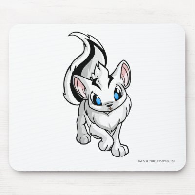 Xweetok White Mouse Mats by neopets