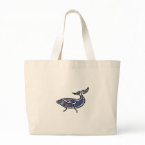 XX- Artistic Blue Whale Bag