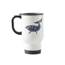 XX- Artistic Blue Whale Coffee Mugs