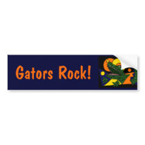 XX- Awesome Alligator Art Bumper Stickers