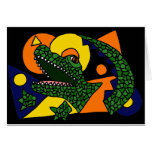 XX- Awesome Alligator Art Card