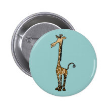 XX- Awesome Giraffe Pinback Buttons