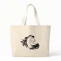 XX- Awesome Horse Art  Design Canvas Bags