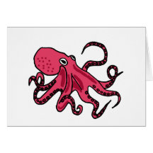 XX- Awesome Octopus Greeting Cards
