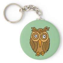 XX- Awesome Owl Cartoon Key Chain
