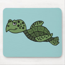 XX- Awesome Sea Turtle Mousepads