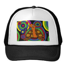 XX- Awesome Turtle Abstract Art Mesh Hat