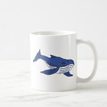 XX- Blue Whale Cartoon mugs