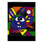 XX- Bunny Rabbit Cubist Art Cards