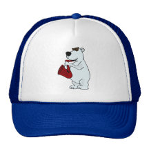 XX- Cool Polar Bear Playing the Saxophone Cartoon Trucker Hats