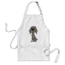 XX- Cute Weimaraner Design Apron