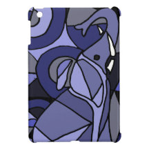 XX- Elephant Art Design iPad Mini Covers