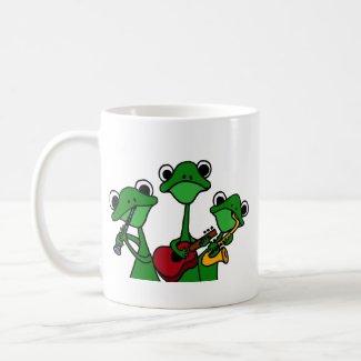 XX- Frogs Playing Music Cartoon