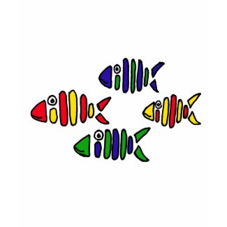 XX- Funky Abstract Art Fish