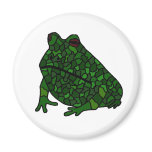 XX- Funky Frog Art Fridge Magnets