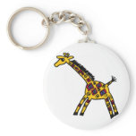 XX- Funky Giraffe Cartoon Keychain