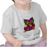 XX- Funky Owl Art Cartoon Tee Shirt