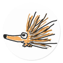 XX- Funky Porcupine Stickers