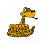 XX- Funky Rattlesnake Cartoon Post Card