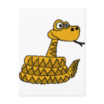 XX- Funky Rattlesnake Cartoon Post Card