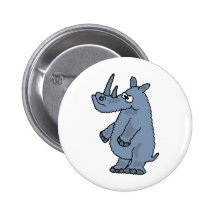 XX- Funky Rhino Cartoon Pins