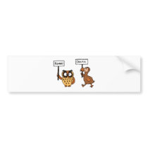 XX- Funny Anti Obama Owl and Dodod Bird Bumper Stickers