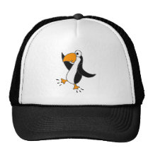 XX- Funny Dancing Penguin Cartoon Mesh Hat