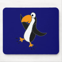 XX- Funny Dancing Penguin Cartoon Mousepad
