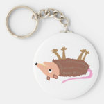 XX- Funny Dead Possum Roadkill Cartoon Keychain XX- Funny Dead Possum Roadkill Cartoon Keychain