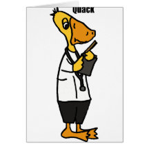 XX- Funny Duck Doctor Card