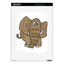 XX- Funny Elephant Cartoon Skin For The iPad 2