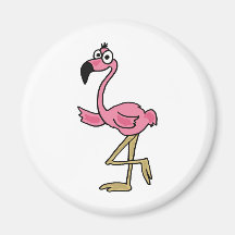XX- Funny Flamingo Fridge Magnet