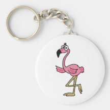 XX- Funny Flamingo Keychain