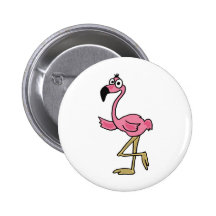 XX- Funny Flamingo Pin
