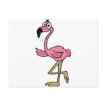 XX- Funny Flamingo Postcard
