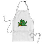 XX- Funny Frog Playing Saxophone aprons