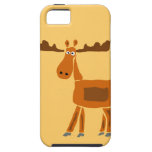 XX- Funny Moose Art Design iPhone 5 Case