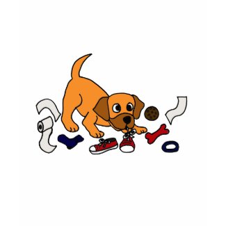 XX- Funny Naughty Puppy Dog Cartoon