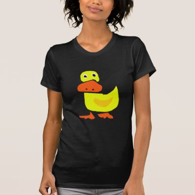 XX- Funny Primitive Art Duck T-shirt