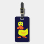 XX- Funny Primitive Art Duck Tags For Bags