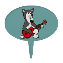 Wolf Playing Guitar